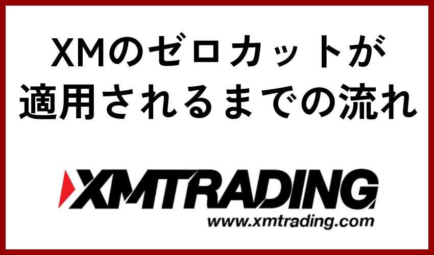 XMのゼロカットが適用されるまでの流れ