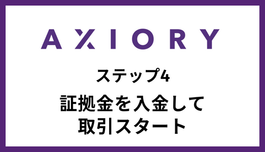 AXIORY口座開設STEP4